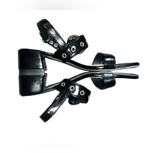 Jolimall Black Sandals Size 7